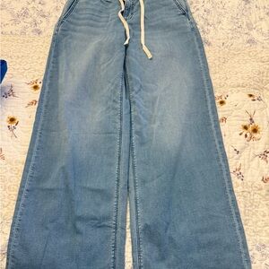 American eagle dreamy drape wide leg jeans